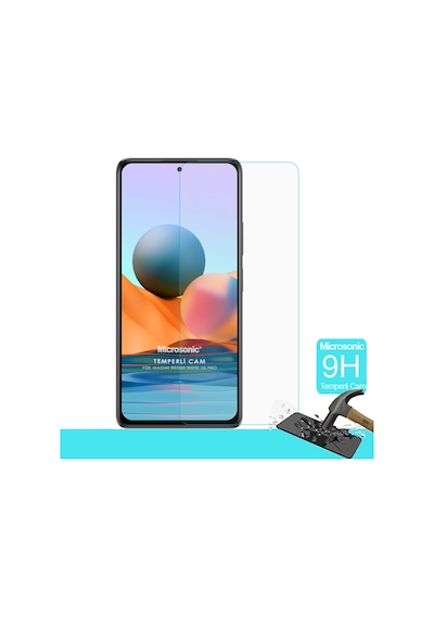Microsonic Xiaomi Redmi Note 10 Pro Tempered Glass Cam Ekran Koruyucu