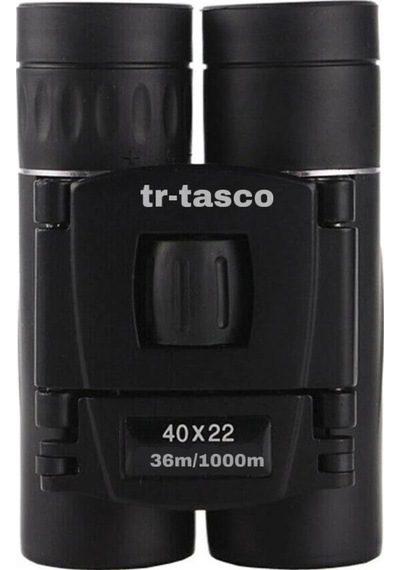 Tr 40x22 Cepte Taşımalı Kauçuk Kaplamalı Mini Dürbün 1000m/36m Düz Renkli