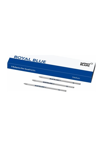 124495 Mont Blanc Tükenmez Kalem Small Refill, Royal Blue Metalik