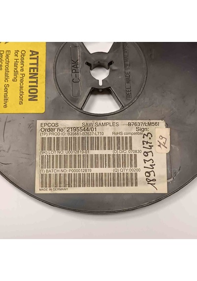 B39881-b7637-l710-a03 Saw Epcos Filitre 31 Adet