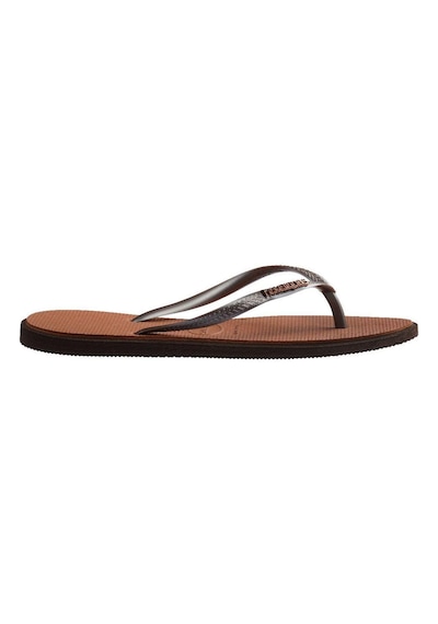 Havaianas Slim Point Dark Brown Kadın Terlik-4796 Kahverengi
