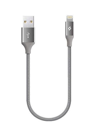 Ttec AlumiCable Mini Apple iPhone Uyumlu 30cm Şarj ve Data Kablosu Uzay Grisi