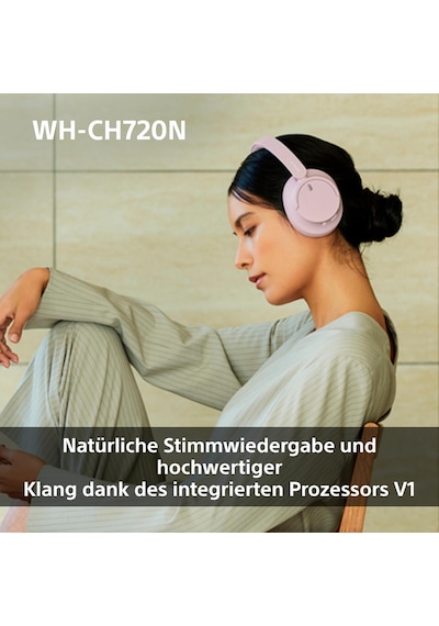 Sony Wh-ch720n Gürültü Engelleme Özellikli Kablosuz Bluetooth Kulaklık - 35 Saate Kadar Pil Ömrü Ve Hızlı Şarj İşlevi - Mavi