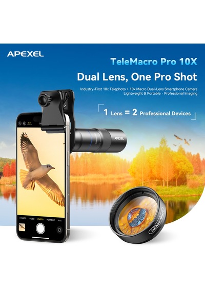 Apexel Telemacro Pro 10x