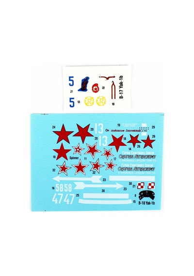 Mistercraft B017 1/72 Ölçek, Yakovlev Yak-1b Savaş Uçağı, Plastik Model Kiti-49527