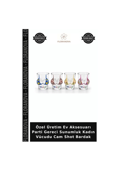 Özel Üretim Ev Aksesuarı Parti Gereci Sunumluk Kadın Vücudu Cam Shot Bardak
