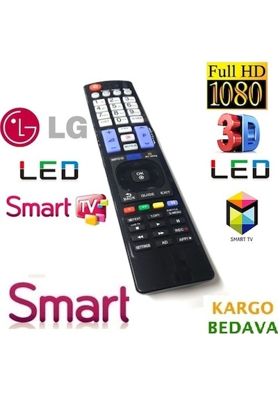 LG Uyumlu Tüm Modeller Için LED TV Kumandası