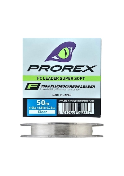 Daiwa Prorex 0.23mm 50m Fc Leader Soft %100 Fluorocarbon Misina