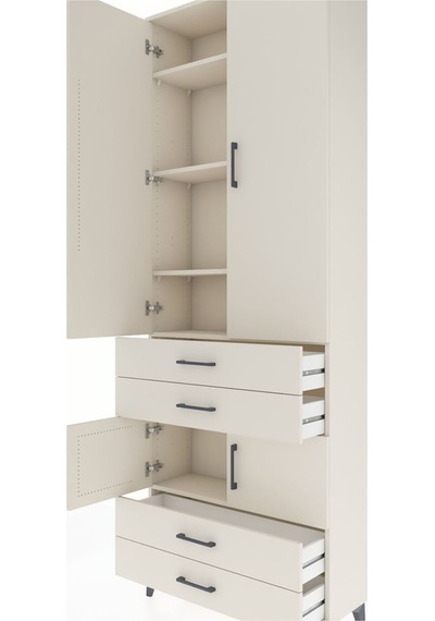 Arges Dolap 5 Raflı 4 Çekmeceli 4 Kapaklı 88x30x243 Aytaşı-ay... Aytaşı Arges Dolap 5 Raflı 4 Çekmeceli 4 Kapaklı 88x30x243 Aytaşı-ay... Aytaşı