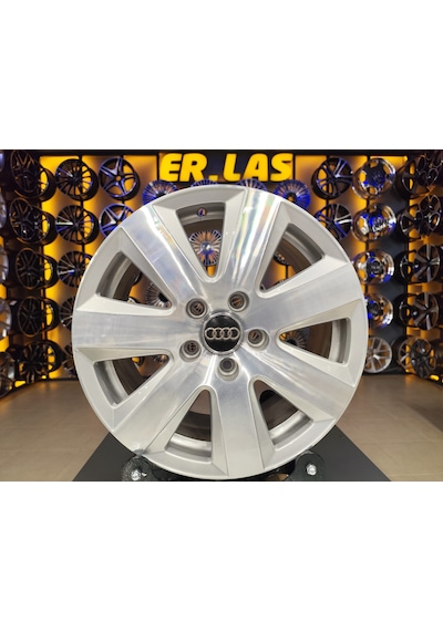 4 Adet Audi  7.5 16 5 112 Et45 57.1 Sılver Jant Revize Edilmiş Takım