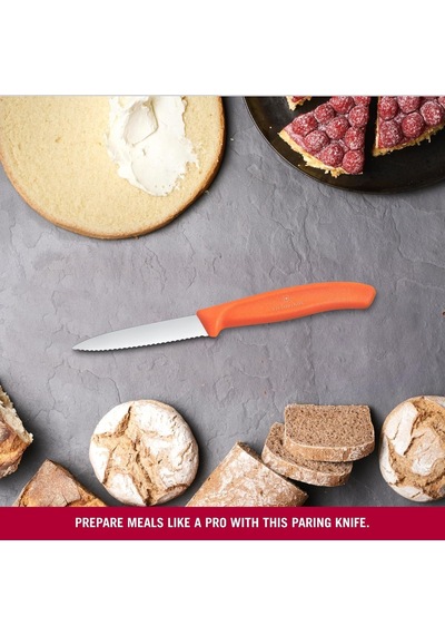 Victorinox 6.7639.c1 Swiss Classic 8cm Tırtıklı Soyma Bıçağı Çok Renkli