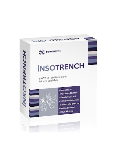 Pharmare  Insotrench 5-HTP ve Passiflora İçeren Vitamin 30 Tablet