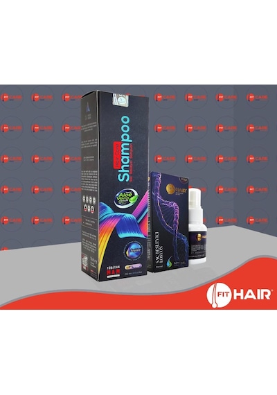 FitHair Gold Saç Losyonu Bakım Kürü 50 ML + Alovera Özlü Şampuan 250 ML