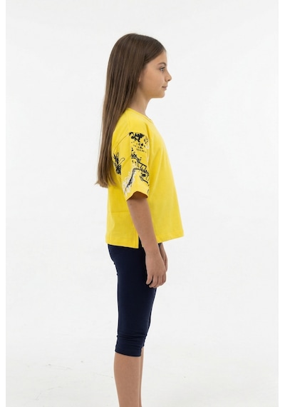Toontoy Kids Toontoy Kız Çocuk Street Baskılı Tişört Diğer