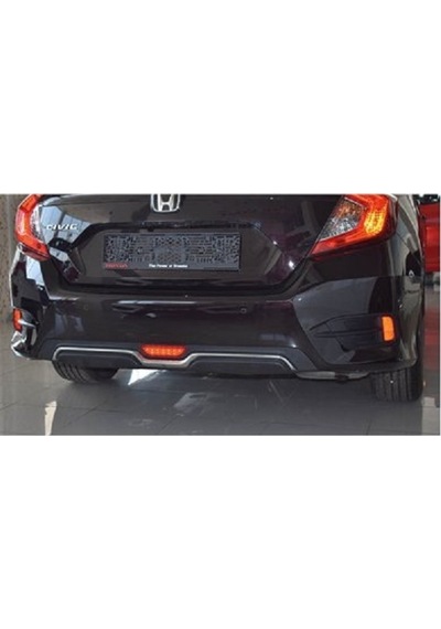 Oled Garaj Honda Civic Difüzör Karbon Model Işıklı Fc5 2016-2020