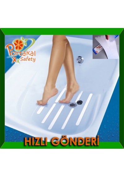 Portakal Safety Banyo Zemin Kaydırmaz Bant-Mavi (103955767)