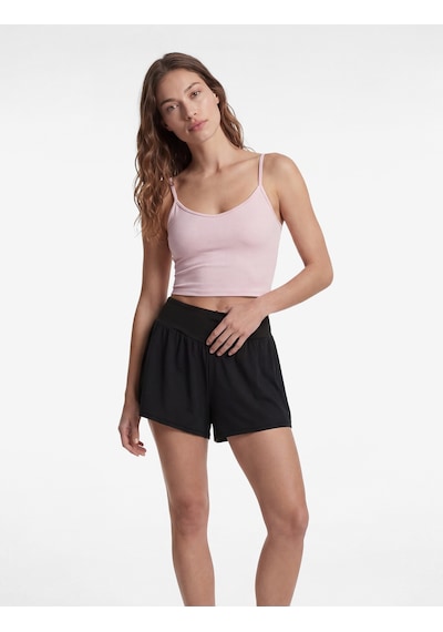 Koton Yüksek Bel Slim Fit Spor Şort Siyah 6sak40250nk