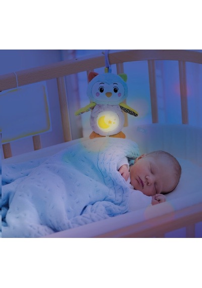 Baby Clementoni Işıklı Müzikli Peluş Baykuş Goodnight Owl Karışık Çok Renkli