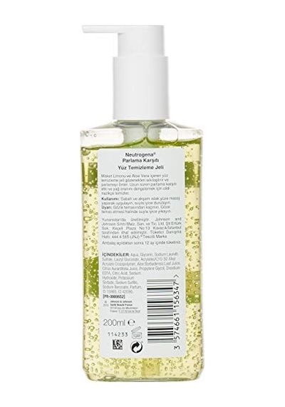 Visibly Clear Parlama Karşıtı Yüz Temizleme Jeli 200 Ml