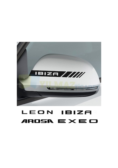 Seat Leon Ibiza Toledo Yan Dikiz Ayna Kapağı Şerit Sticker Etiket 20 X 2 Cm Seat Leon Ibiza Toledo Yan Dikiz Ayna Kapağı Şerit Sticker Etiket 20 X 2 Cm