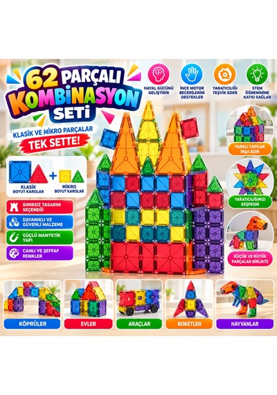 62 Parçalı Kombinasyon Seti