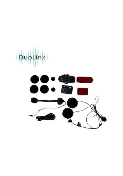 DuoLink X74 Pro İnterkom Motosiklet Kameralı 360° Modül 6 Kişi Bluetooth Kask Intercom Video Kayıt Kulaklık