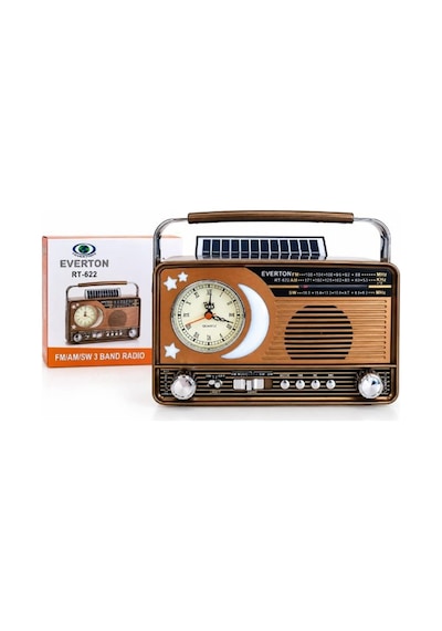 Everton Rt-622 Bluetooth Fm-usb-tf-aux Şarjlı Nostaljik Radyo