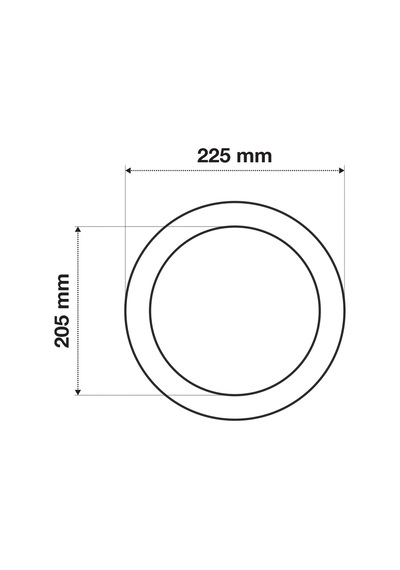 18w Sıva Altı Yuvarlak Led Panel (4000k)