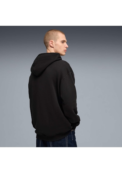 Puma Bmw M Motorsport Lıfestyle Erkek Geniş Kesim Kapüşonlu Sweatshırt 634804 01 Siyah