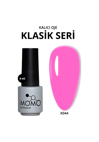Momo Professional Kalıcı Oje K044 Şeker Pembe 4 Ml
