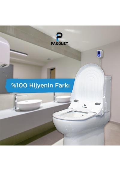 Pakolet Sensörlü Hijyenik Klozet Kapağı ve 25 Adet Hijyen Rulosu