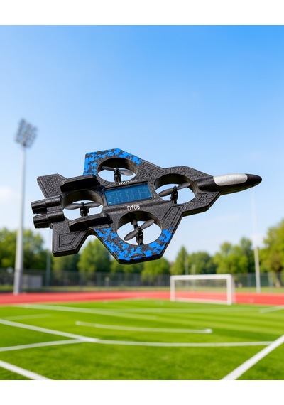 Savaş Uçağı Tasarımlı Drone 2.4g Uzaktan Kumandalı 360 Takla Jiroskop Tek Tuş