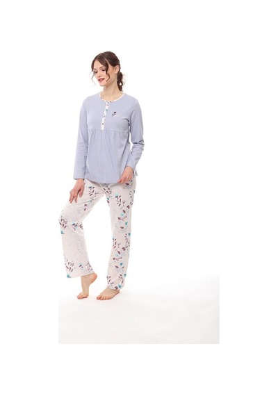 Pijadore 1449 Uzun Kol Pijama Takımı 001