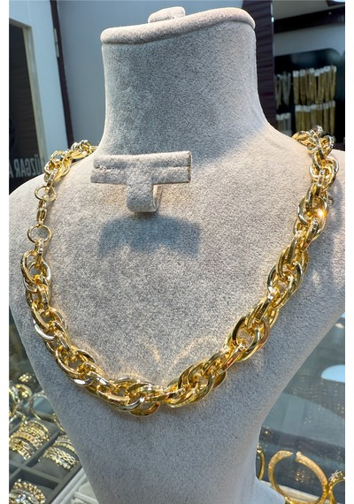 14 K Altın Renginde Xuping Vip 45 Cm Kolye