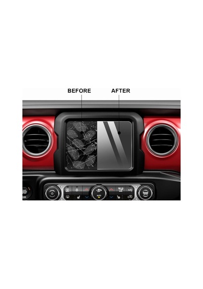 Jeep Wrangler Mat Ekran Koruyucu 8.4 İnç Multimedya Uyumlu