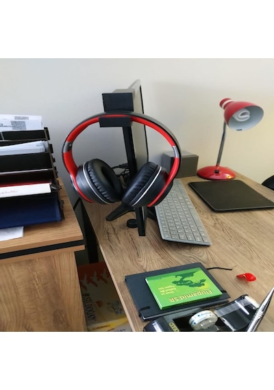 Monitor Takılan Oyuncu Kulaklık Standı Gamer Headset Stand Kulaklık Tutucu Askısı