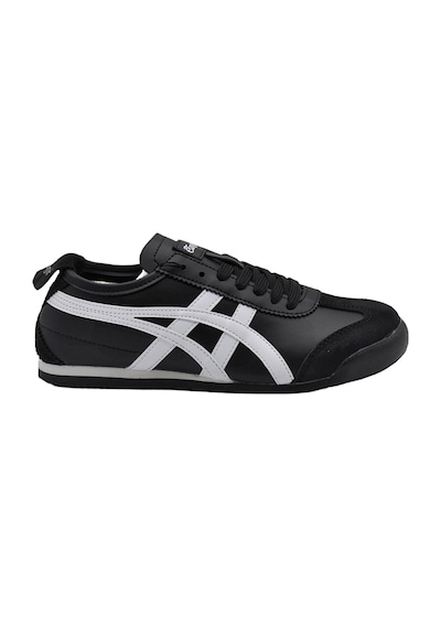 Tayger E-3222 Unisex Deri Sneaker Spor Ayakkabı Siyah / Beyaz Beyaz
