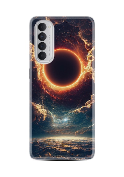 Oppo Reno 4 Pro Kılıf Hayat Serisi Desenli Güneş Tutulması -stock Code 2015