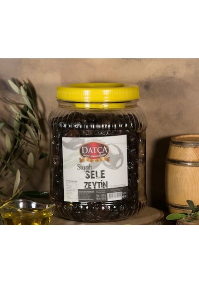 Datça Yağlı Sele Siyah Zeytin Pet 1300 G