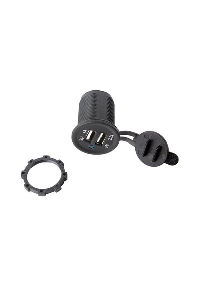 BuharaElektronik Ic-266C Pano Tipi Usb 8-32V Giriş 5V 1A Ve 5V 2.1A Çıkış 30 MM 5 Adet