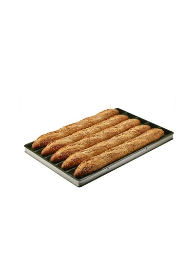 40x60 Cm Yapışmaz Kaplamalı Baget Ekmeği Tavası, Fırın Tepsisi Diğer