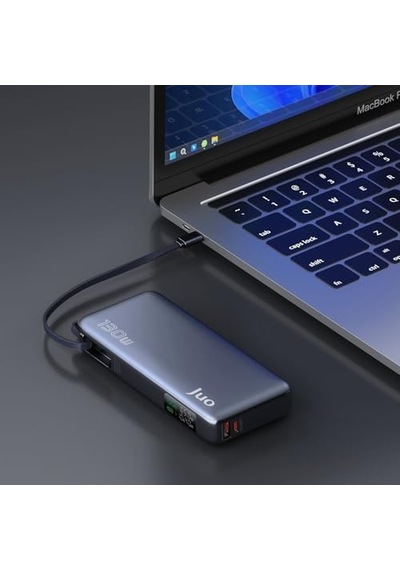 20000mah 130w Led Ekranlı Usb-a + Type-c Kablolu Powerbank Taşınabilir Hızlı Şarj Cihazı