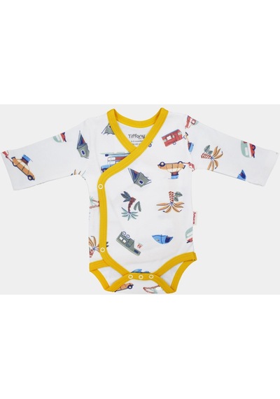 Tiffany Baby & Kids Tiffany Baby Caravan Theme Kruvaze Bebek Body 12022 Ekru
