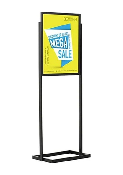 Eko Poster Pano Tek Katlı B2 50x70cm Siyah 50x70