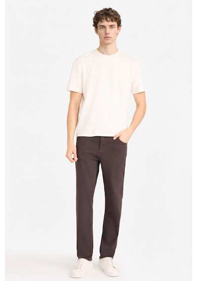 Defacto Regular Fit Düz Paça Pantolon G6925ax25wnbn192 Kahve-bn192