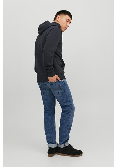 Jack & Jones Erkek Kapüşonlu Siyah Sweatshirt - 12152840 001