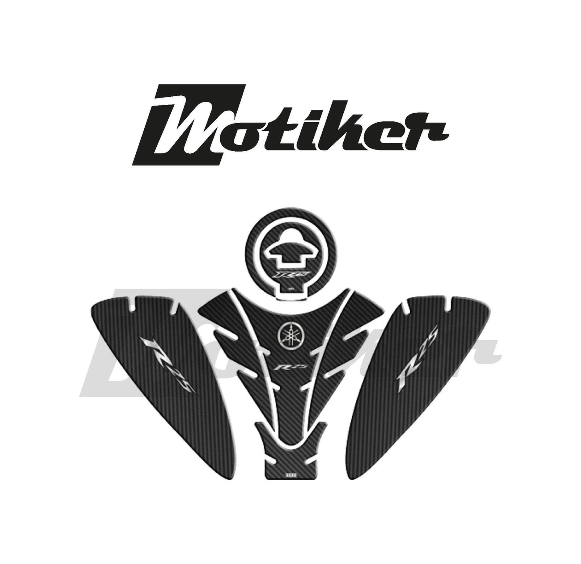 Yamaha Yzf-r25 Tankpad 2019-2024 Karbon Damla Sticker Etiket Mode