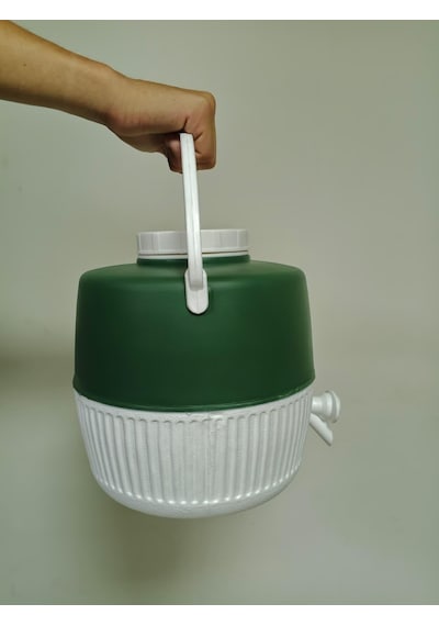 5 Lt Piknik Termos 1003 Super Picnic Cooler Jug Yeşil