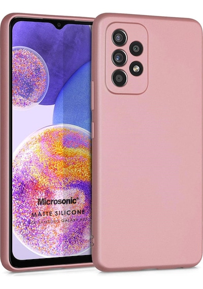 Microsonic Matte Silicone Samsung Uyumlu Galaxy A23 Kılıf