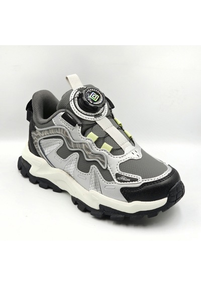 Pepino Kids 2375 Füme Makara Bağcıklı Erkek Çocuk Outdoor Sneaker